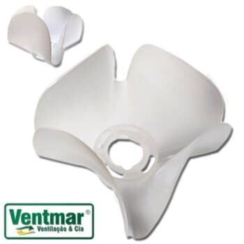 GLOBO CUPULA TULIPA PLASTICA LENCO TRANSPARENTE P/VENTILADOR DE TETO ARGE GENIUS GRECO - ENCAIXE EM SOQUETE ARGE TRON ORIGINAL