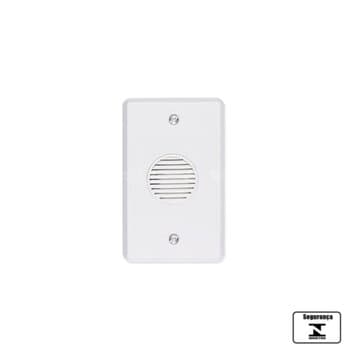 CAMPAINHA CONVENCIONAL CIGARRA BIVOLTS - ESPELHO DE EMBUTIR PARA CAIXA ELÉTRICA 4X2 - CAMPAINHA CIGARRA BIVOLTS - foto 1 de 2