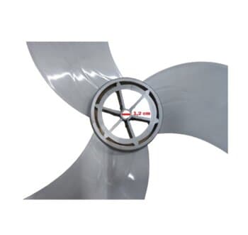 HELICE DE 70CM P/VENTILADOR VENTISOL POWER 70 MX 3PAS E12MM CINZA/PRATA PRD C/T.TRASEIRA FIXAR C/PORCA ROSCA ESQUERDA