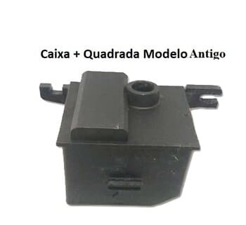 CAIXA DE ENGRENAGEM VENTILADOR ARGE 50/60CM A-10 A10 ANTIGA/MAIOR + QUADRADA ENCAIXE NA HORIZONTAL - SEM PINO PUXADOR SEM ROSCA SEM FIM