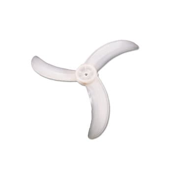 HELICE P/VENTILADOR ARGE 50CM 3PÁS TRANSP STYLO TWISTER A-11 C/CENTRO FECHADO - F11,0MM PONTA REDONDA C/T.TRASEIRA