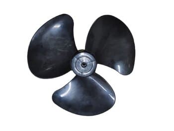 HELICE DE 30CM P/VENTILADOR MONDIAL 3PAS COR PRETA - ENCAIXE MEIA LUA E-08,0MM SEM TRAVA TRASEIRA - MONDIAL LINE - MALLORY LINE - foto 1 de 4