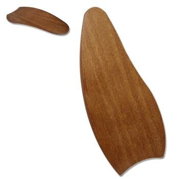 PÁ HÉLICE P/VENTILADOR DE TETO - MDF FOLHA MOGNO SEM FURAÇĂO MONTA EM DIVERSOS VENTILADORES VENTI-DELTA LOREN SID ARGE *VENDIDA P/UNIDADE