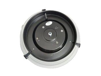 LUMINARIA PLAFON MC2 P/VENTILADOR VOLARE PREMIUM VENTAX VENTI-DELTA MAGNES VENTISOL SUNNY - BASE METAL PRETO C/GLOBO VIDRO FOSCO 300MM - MONTE CARLO2