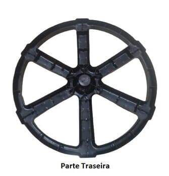 SUPORTE BASE REDONDA P/COLUNA VENTILADOR VENTISOL 30/40/50CM NEW BIV-200W TURBO STEEL - DIAM.50X50CM E04,1CM - SERVE TAMBEM MONDIAL 40 E CATAVENTO ETC..