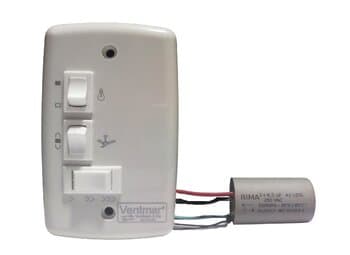 CHAVE PARA VENTILADOR DE TETO 3 VELOCIDADES 110V LIGA 1 LAMPADA 06,5UF (2,0+4,5) - CHAVE ARGE ECONOMIC - CHAVE ARGE BRIOS 110V