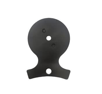GARRA SUPORTE DE PÁ HÉLICE VENTILADOR DE TETO ARGE/LOREN SID COR PRETA - GARRA C/1-FURO - *VENDIDA P/UNIDADE *SEM ARRUELA DE BAIXO