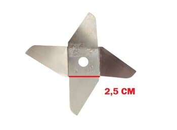 CONJUNTO DE LÂMINAS P/LIQUIDIFICADOR VITALEX 2 LITROS BAIXA ROTAÇĂO - MANCAL COMPLETO DO LIQ B/R 2,0L - LÂMINAS COM ANEL/PORCA/MANCAL - foto 1 de 4