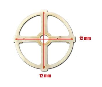 Tampa TRASEIRA do Motor Ventilador VentNew 50/60cm - Tampa do Motor Ventilador 50/60cm - Encaixe p/Rolamento 6000ZZ
