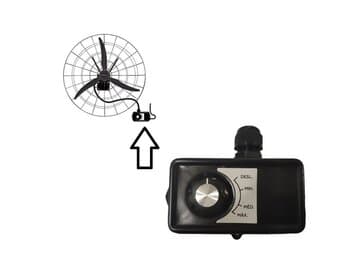 CHAVE P/VENTILADOR VENTISOL FIXO 100CM 1-METRO 220V - DIMER ROT.3VEL SAIDA 4FIOS 220V-370W