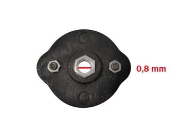 ARRASTE DA BASE DO MOTOR P/LIQUIDIFICADOR JL COLOMBO BAIXA ROTAÇĂO 02LT A 12LT - MANCAL INFERIOR DA BASE/BOLACHA DO LIQ B/R - 2,0L A 12,0LITROS