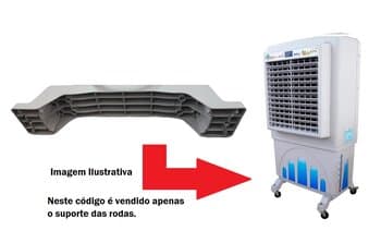 SUPORTE BASE DAS RODAS CLIMATIZADOR MEGA BRISA MC60 MB70 - *VENDIDO P/UNIDADE