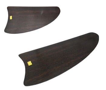 PÁ HÉLICE P/VENTILADOR DE TETO - MDF IRIS COR TABACO - SEM FURAÇĂO - SERVE P/VÁRIOS MODELOS - VENTILADOR VOLARE VENTAX *VENDIDA P/UNIDADE