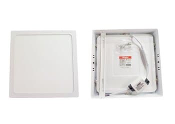 LUMINÁRIA PLAFON PAINEL LED SOBREPOR QD22,5CM P/VENTILADOR DE TETO - 18W6500KBIV BRANCA B/BRANCA - AVANT ALTA POTĘNCIA C225XL225X35MM