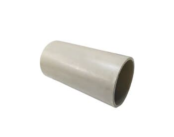 CARENA ACABAMENTO DA HASTE TUBO PLÁSTICO COR TITÂNIO - P/VENTILADOR DE TETO VENTI-DELTA - KIT C/2PEÇAS QUE SE ENCAIXAM