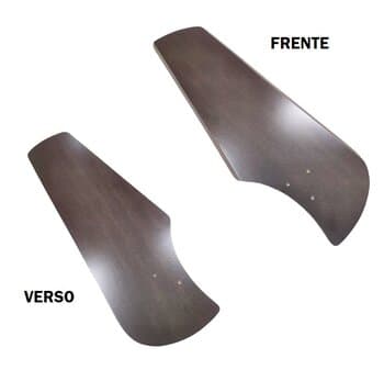 PÁ HÉLICE P/VENTILADOR DE TETO VENTI-DELTA LOFT - COR MARROM/TABACO - LINHA DECORATIVE - *VENDIDA P/UNIDADE - foto 1 de 4