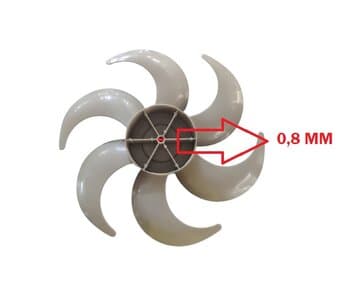 HELICE DE 30CM P/VENTILADOR BRITANIA B30 BVT310 PROTECT 30 SIX TURBO 6PAS CINZA - PML DIANTEIRA E-08,0MM SEM TRAVA TRASEIRA - MONDIAL PREMIUM - foto 1 de 5