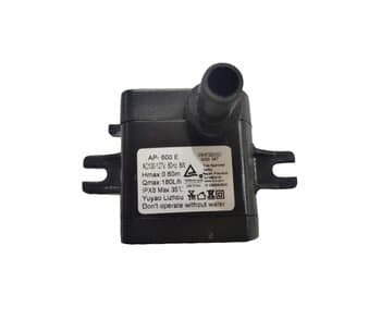 BOMBA DE ÁGUA 0180LH 110V 08,0W HMAX 0,60MT P/CLIMATIZADOR VENTISOL CLIN8 CLIN16 CLM10 CLM20 - 60HZ AP-600 E QMAX.180L/H