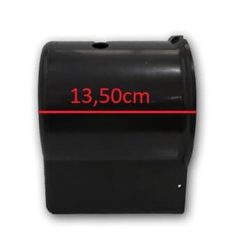 CAPACETE DO MOTOR VENTILADOR LOREN SID TUFĂO TURBO SPRINT 50/60CM COR PRETA - MODELO SPRINT PADRAO PAREDE - CAPA PLASTICA PRETA S/ALCA
