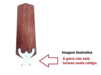 PÁ HÉLICE P/VENTILADOR DE TETO CICLONE - MDF PRETA L13cm x A3,0mm x C41,5cm - *VENDIDA P/UNIDADE - ORIGINAL P/MODELOS MERIDIONAL EQUATORIAL TROPICAL