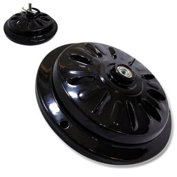 MOTOR P/VENTILADOR DE TETO LOREN SID M2 110V10,0UF COR PRETA - MOTOR PARA VENTILADOR COM OU SEM LUMINÁRIA - USAR C/CAPACITOR 10,0UF