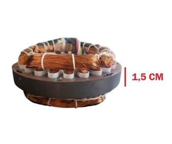 ESTATOR BOBINADO MOTOR VENTILADOR OSCILANTE LOREN SID 50/60CM BIV160W08,5UF - TUFAO TURBO ORBITAL-M2 50CM COLUNA MESA OU PAREDE -*USAR CAP.08,5UF