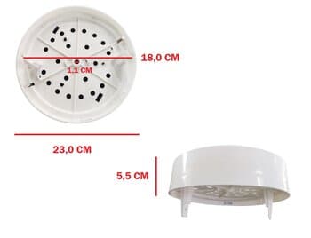 PLAFONIER P/GLOBO COSMOS SOLAR VENTILADOR DE TETO ARGE BRANCO - ENCAIXE 220MM - SEM SOQUETES