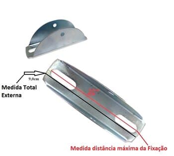 SUPORTE P/FIXAR VENTILADOR DE TETO VENTI-DELTA - METAL MEDIDA PADRAO P/VARIOS MODELOS - ARGE CICLONE LOREN SID RIOPRELUSTRES TRON VENTEX VOLARE