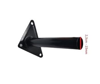 SUPORTE DE PAREDE P/VENTILADORES TRON ATUAL METAL COR PRETA - SUPORTE DE PAREDE METAL P/VENTILADOR TRON - COR PRETA