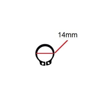 TRAVA ELÁSTICA DE METAL 1,4CM P/FIXAR HÉLICE NO EIXO VENTILADOR VENTISILVA 65CM VCL/VPL - EIXO 14,0MM - *VENDIDA P/UNIDADE