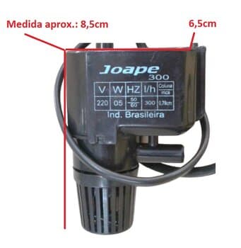 BOMBA DE AGUA 0300LH 220V 05,0W HMAX 0,78MT P/CLIMATIZADOR JOAPE BOB ANGRA JUNIOR - LITWIN - EBONE FOG1 - FOG2