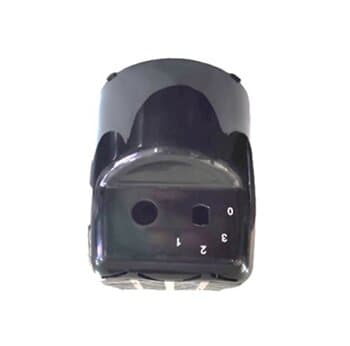CAPACETE DO MOTOR P/VENTILADOR VENTISOL 30CM TURBO ECONOMY 6PÁS PRETO - CAPA PLASTICA 0333 PLAST PR