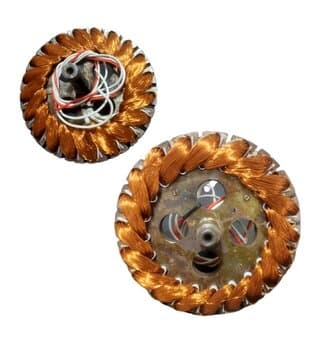 ESTATOR BOBINADO MOTOR VENTILADOR TETO LOREN SID 110V10,0UF MOTOR M1/M2 ANEL MAIOR C/2-ROLAMENTOS 6201ZZ - EIXO VAZADO COM ROSCA P/LUMINÁRIA