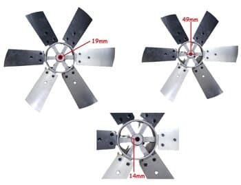 HÉLICE DE 60CM P/EXAUSTOR VENTISILVA 60CM E60T4 E60T6 FC FV 60CM - 6PÁS C/CUBO ALUMÍNIO FUNDIDO - ENCAIXE E-19,0MM C/PARAFUSO LATERAL - foto 1 de 4