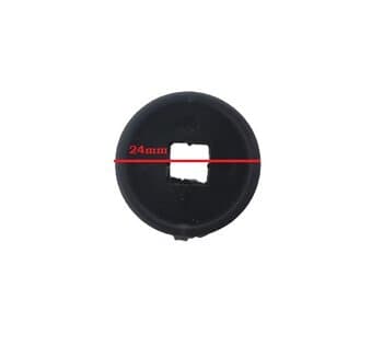 Disco Trava do Cachimbo do Ventilador Ventisol Turbo 6P 30/40/50cm / Eco 30cm / Economy 40cm - Instalada junto c/Trava Borboleta - Cor Preta