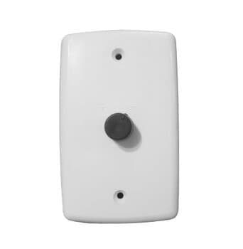 CHAVE P/VENTILADOR DE PAREDE VENTNEW ATÉ 170W - ESPELHO 4X2 DIMER ROTATIVO BIVOLTS COM OFF BOTĂO LIGA+DESLIGA