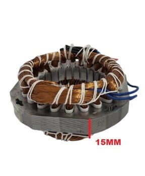 ESTATOR BOBINADO MOTOR VENTILADOR OSC ARGE 50CM BIV MAX BIV B5-15MM - POS HIPOT ALUMINIO - *USAR C/CAP.8,5UF - foto 1 de 4