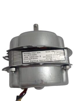 MOTOR P/CLIMATIZADOR VENTISOL 110V04,0UF - CLM10LT 65-75W YSZ-50A 1200RPM LADO/HEL G/H E08MM PML - C/CAP - foto 1 de 3
