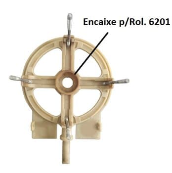 TAMPA DO MOTOR MOTOR VENTILADOR LOREN SID 50/60CM DIANTEIRA DIAM.14,4CM - MANCAL TURBO 50/60CM - USAR C/ROL-6201