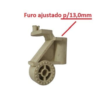 Mecanismo do Oscilante Suporte do Motor Ventilador Arge Antigo 50/60Cm Cor Branca - Encaixe Pino 13,0Mm - Suporte de Articulacao Vt Oscilante
