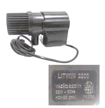 BOMBA DE AGUA 2200LH 220V 32,0W HMAX 2,60MT P/CLIMATIZADOR CLIMATTIZE AG EBONE-FOG4 FOG5 FOG-IV FOG-V ROTOPLAST VENTISOL MWM MEGA BRISA - ENTRE OUTROS...