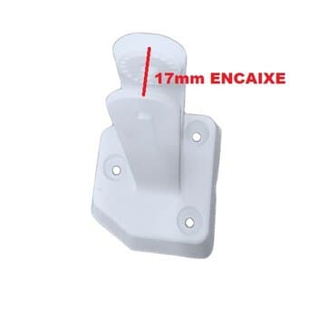 SUPORTE DE PAREDE VENTILADORES TRON OSCILANTE ATUAL - NYLON BRANCO