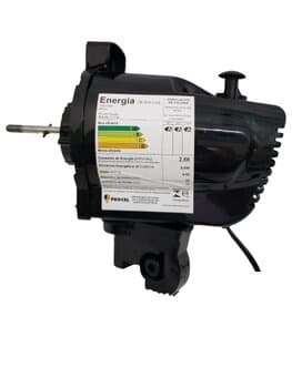 MOTOR P/VENTILADOR VENTISOL OSC 50CM TURBO 6P MX 3VEL 220V135w02,0UF PRETO COMPLETO E08MM - P/COLUNA/MESA
