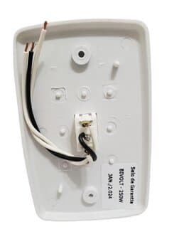 CHAVE P/VENTILADOR DE TETO COMERCIAL/ CHAVE P/EXAUSTOR - 1-TECLA LIGA/DESLIGA C/REVERSĂO - ESPELHO 4X2 C/FIOS