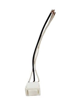 TECLA DE REVERSĂO P/CHAVE DE VENTILADOR DE TETO - TECLA BRANCA - LIGA/DESLIGA/REVERTE VENTILADOR/ EXAUSTOR - *VENDIDA P/UNIDADE