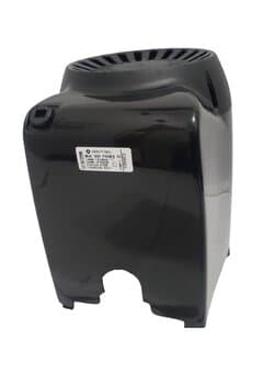 CAPACETE DO MOTOR P/VENTILADOR VENTISOL 70CM POWER 70 ATUAL 2023/2024 - COR PRETA - CAPA PLASTICA 0361MX P/PAREDE