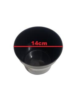 COPO JARRA DO ESPREMEDOR DE SUCO TRON - PLÁSTICO PRETO - SERVE P/MASTER HIPER SUPER