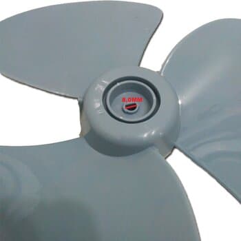 HELICE DE 30CM P/VENTILADOR BRITANIA 30CM VENTUS SUPER TURBO SILENCIUM 30CM 3PAS AZUL - ENCAIXE MEIA LUA - EIXO 8,0MM - SEM TRAVA TRASEIRA