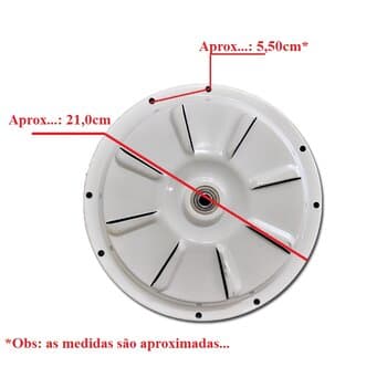 MOTOR P/VENTILADOR DE TETO VENTI-DELTA PLUS LIGHT 110V BRANCO P/3PAS - C/ROSCA P/LUMINARIA - *USAR C/CAPACITOR 10,0UF (2 OU 3 FIOS)