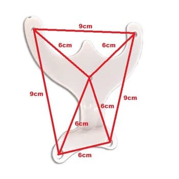 GARRA SUPORTE DAS PÁS P/VENTILADOR DE TETO CICLONE - COR BRANCA P/PÁS DE MADEIRA -*VENDIDA P/UNIDADE
